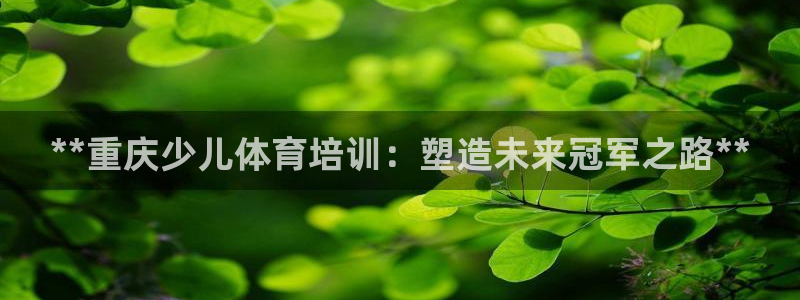 焦点娱乐是拉菲公司的吗知乎：**重庆少儿体育培训：塑