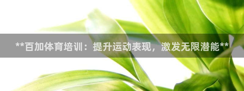 焦点娱乐是黑平台吗知乎：**百加体育培训：提升运动表