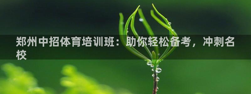 焦点娱乐下载手机版最新版：郑州中招体育培训班：助你轻